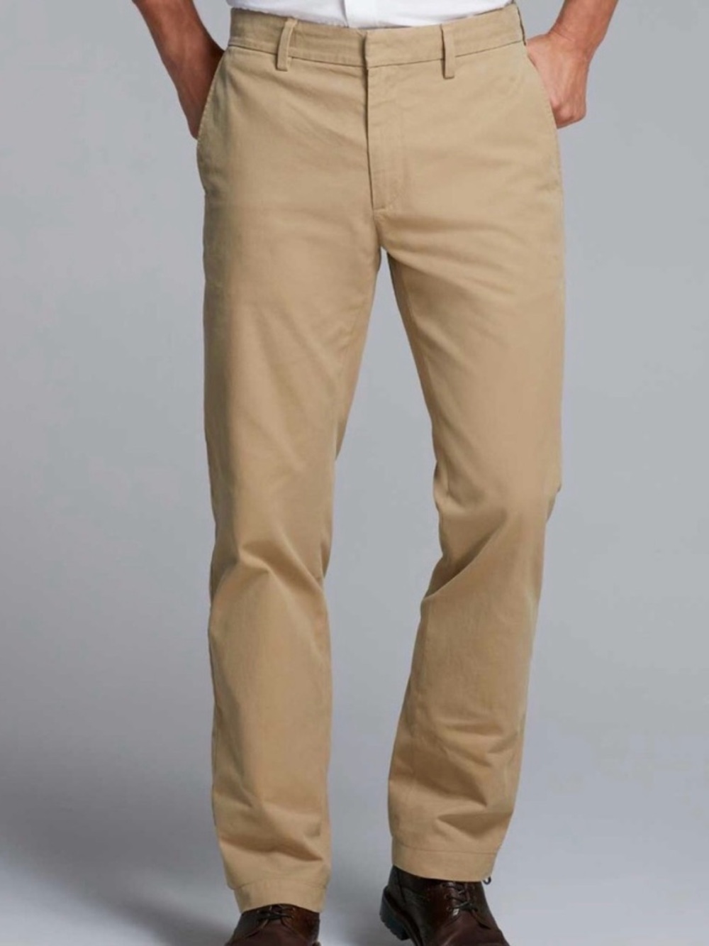 Men’s Banana Republic tan khaki Emerson Chinos twill pants 31 x 30